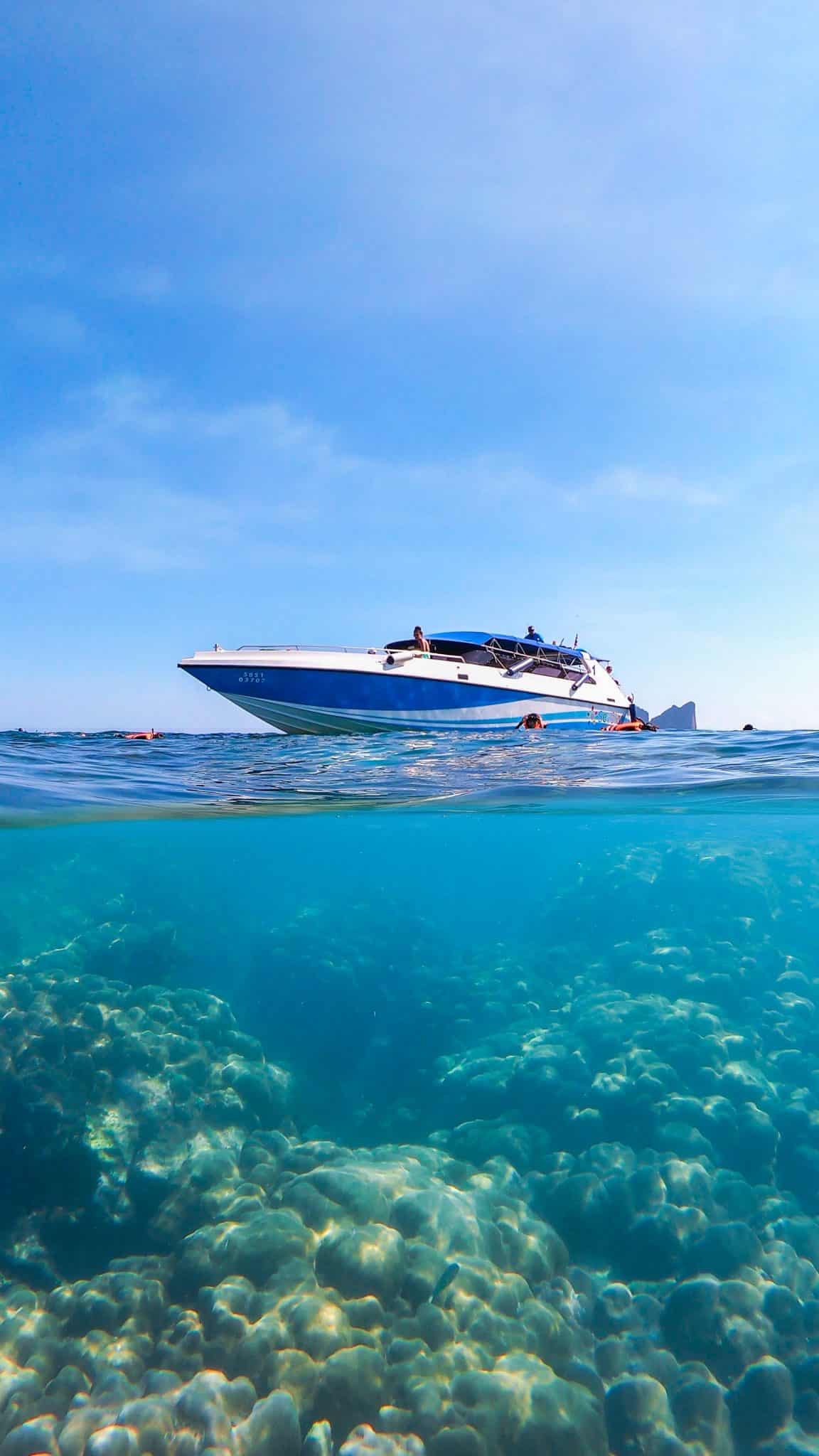 Travelling to Koh Lanta on a Speedboat