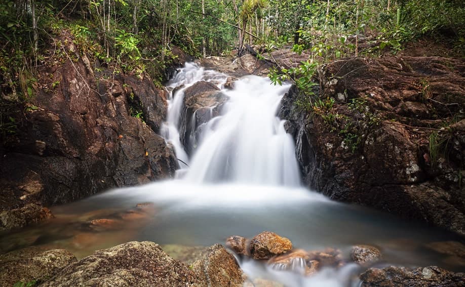 Sramanora Wasserfall
