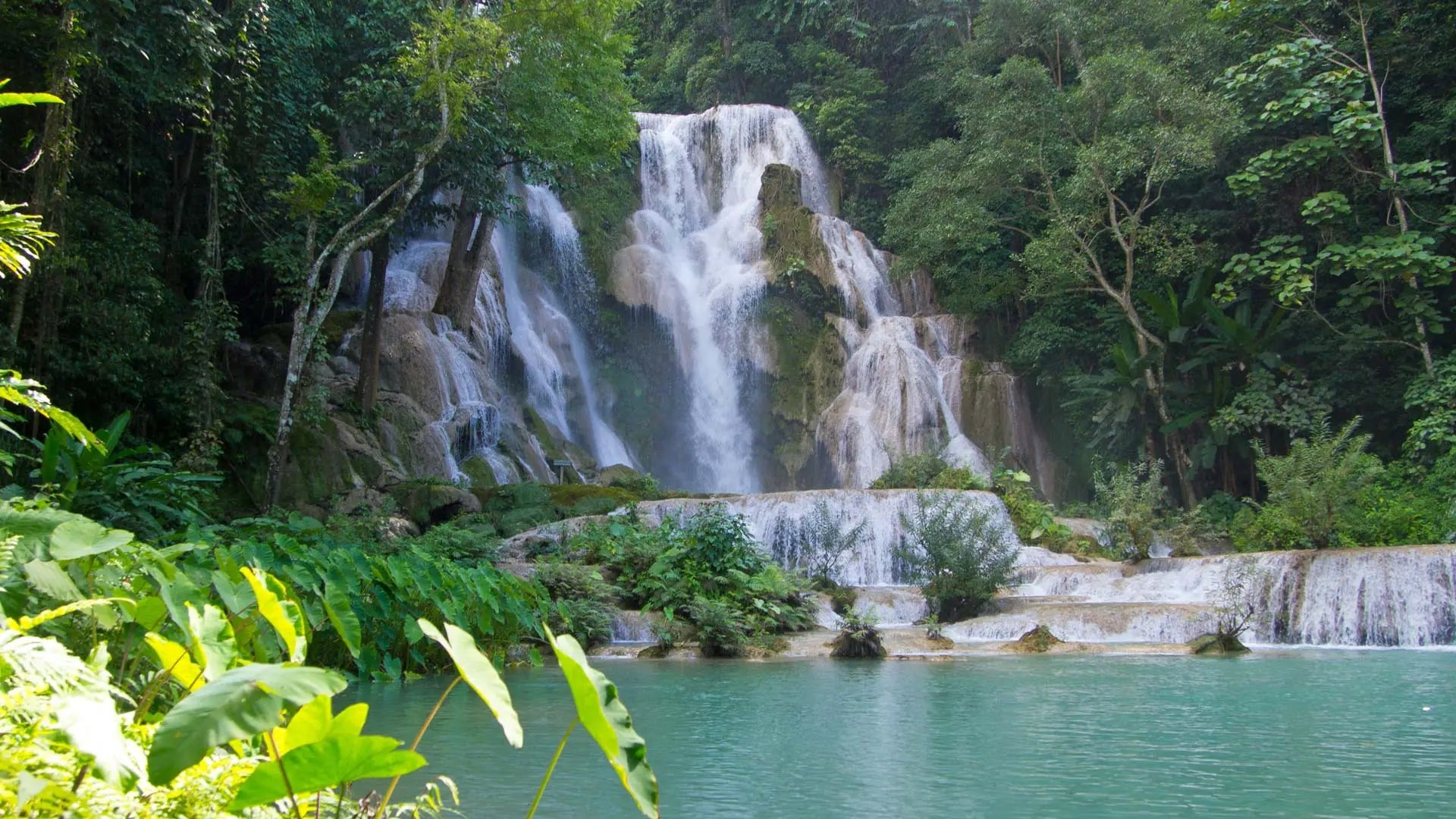 Wie man zum Tad Mork Wasserfall gelangt