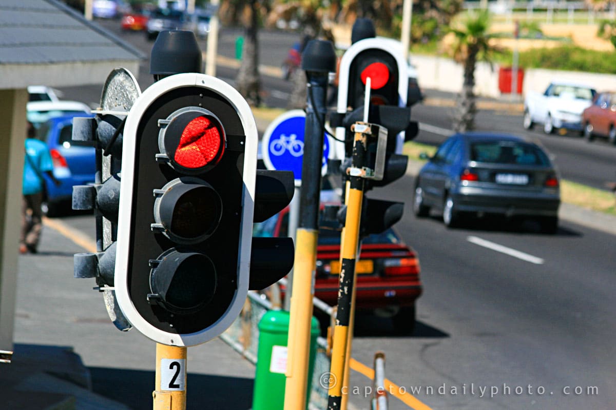 Beachten Sie die Verkehrsregeln