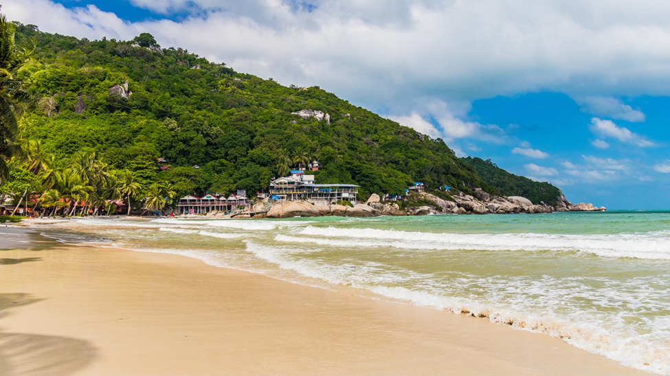 Blick auf den Haad Rin Beach