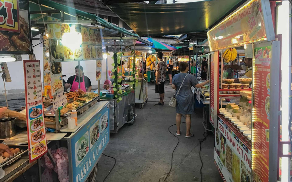 Lokaler Lebensmittelstand in Chaloklum, Koh Phangan