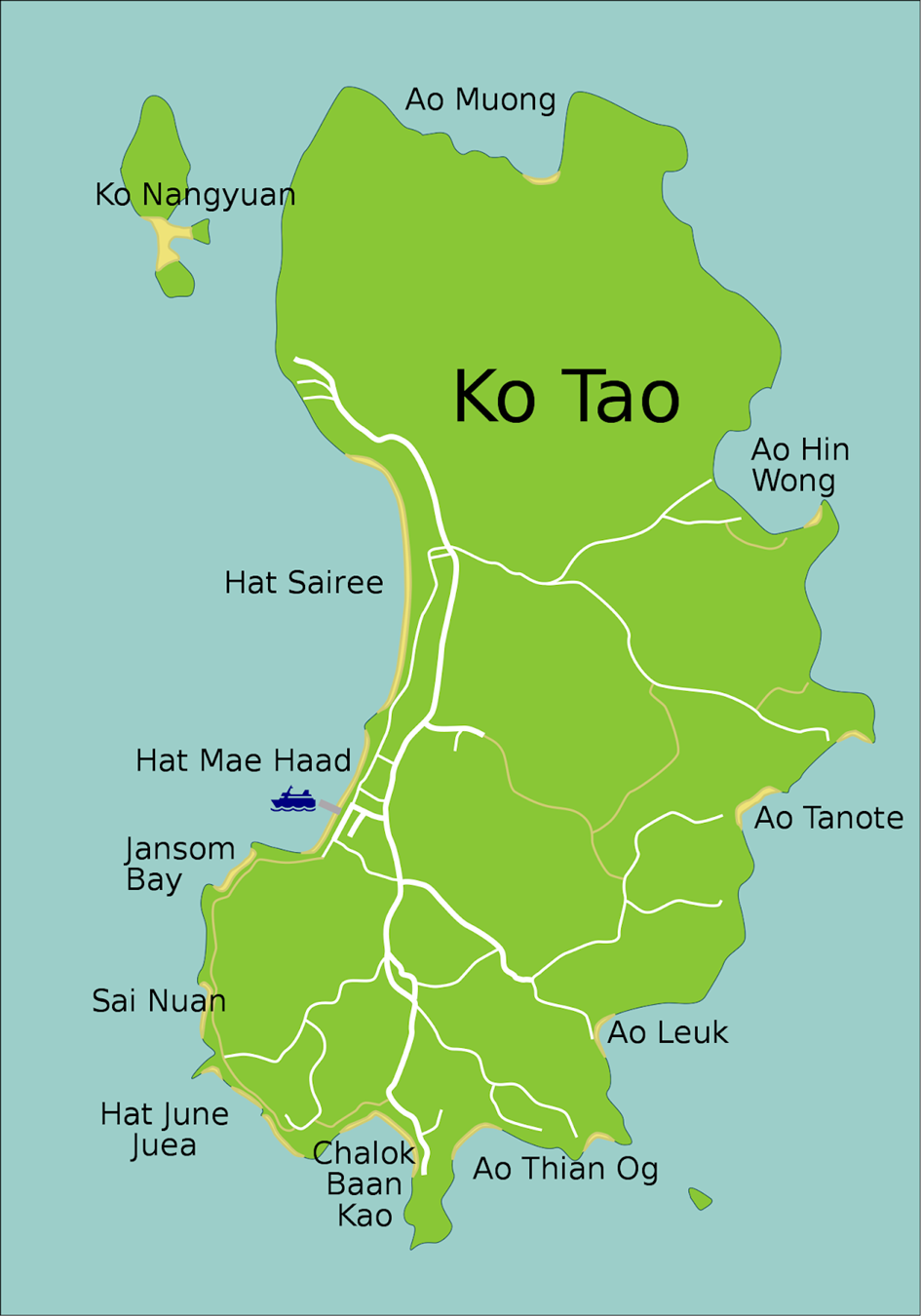 Koh Tao Karte