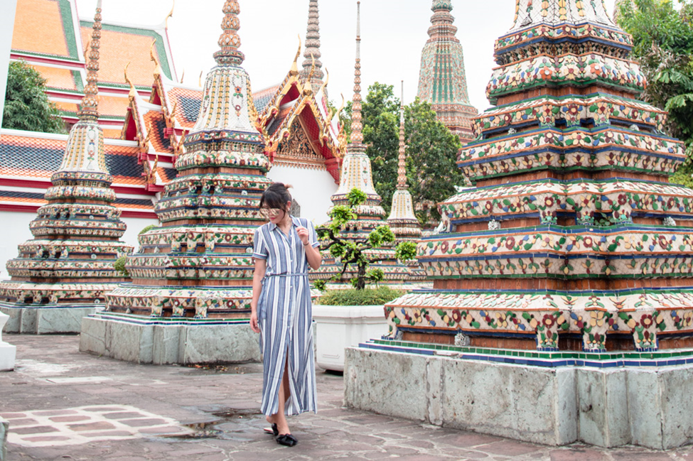 Touristin in Thailand